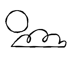 Ilustração
- sol e nuvem.