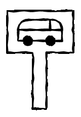 Illustration
- bus stop.